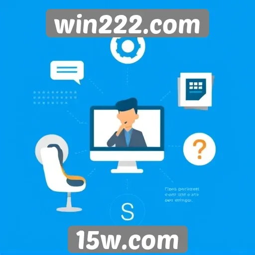 Como funciona o atendimento ao cliente no win222.com