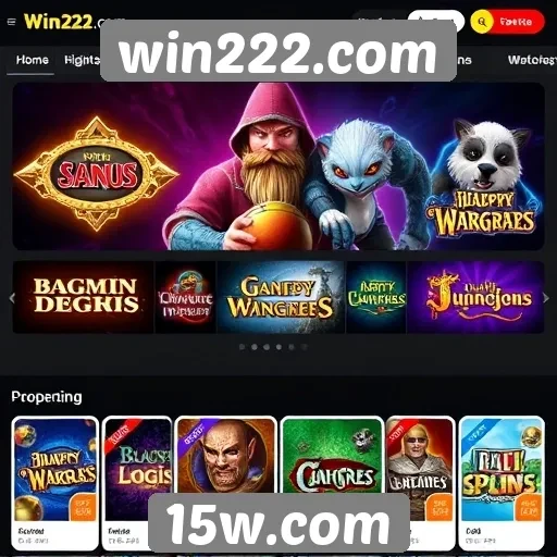 Análise das opções de jogos disponíveis no win222.com