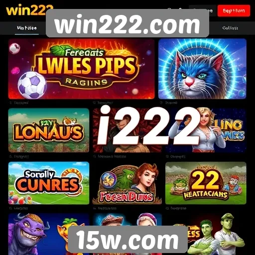 Jogos populares disponíveis no site win222