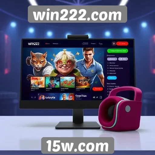 Análise da interface do usuário em win222.com