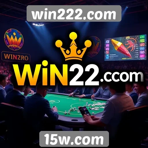 Plataforma win222.com promove eventos e torneios regulares